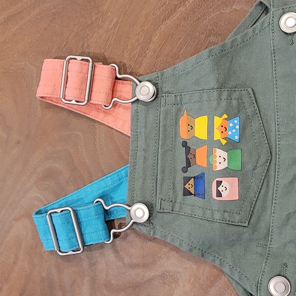 Brand New! Christian Robinson Baby Overalls, Gender Neutral Inclusive - Picture 2 of 4